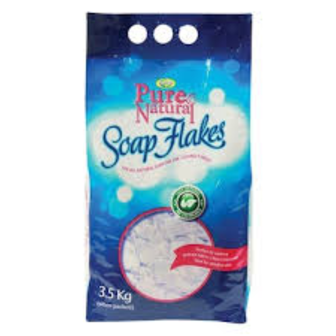 PURE & NATURAL SOAP FLAKES 3.5KG